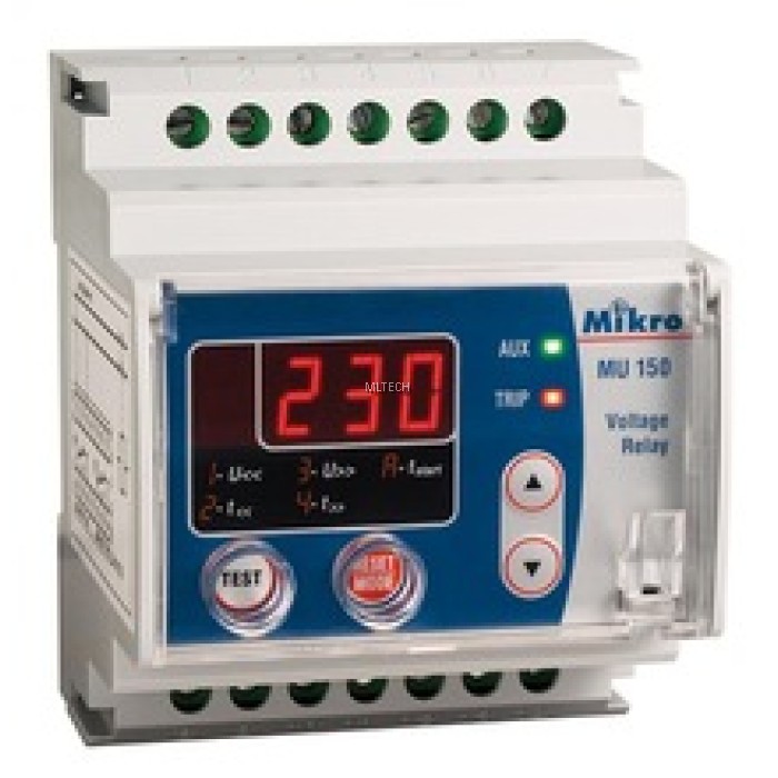 Mikro Numerical Under / Over Voltage Relay SinglePhase, 220 / 230